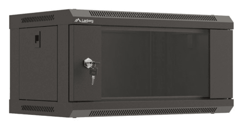 Lanberg WF03-5304-10B armario rack 4U Bastidor de pared Negro