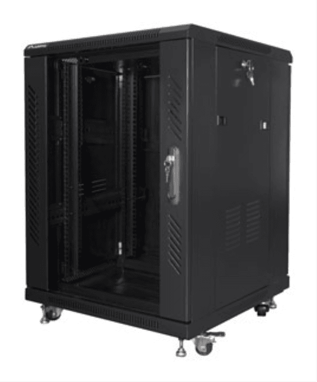 Lanberg FF01-6615-12B armario rack 15U Rack o bastidor independiente Negro