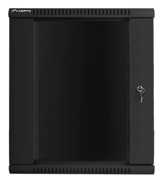 Lanberg WF01-6415-10B armario rack 15U Bastidor de pared Negro