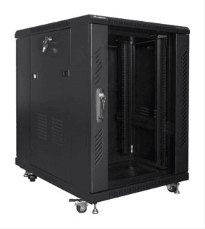 Lanberg FF01-6815-12B armario rack 15U Rack o bastidor independiente Negro
