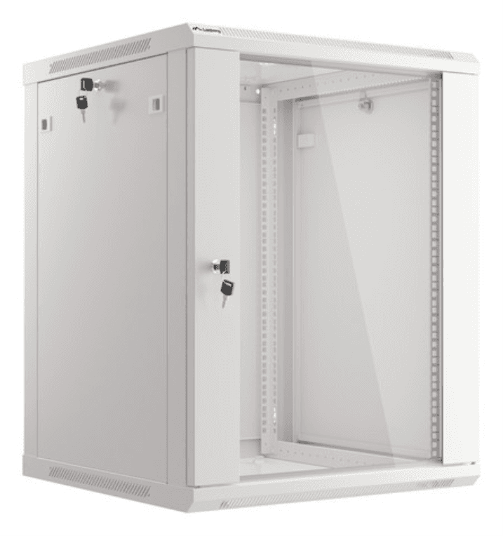 Lanberg WF01-6615-10S armario rack 15U Bastidor de pared Gris