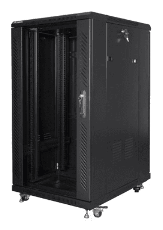 Lanberg FF01-6822-12B armario rack 22U Rack o bastidor independiente Negro