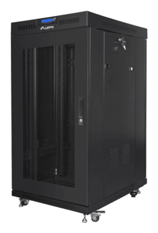 Lanberg FF01-8822-23BL armario rack 22U Rack o bastidor independiente Negro
