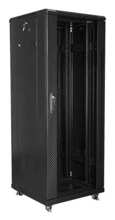 Lanberg FF01-6632-12B armario rack 32U Rack o bastidor independiente Negro
