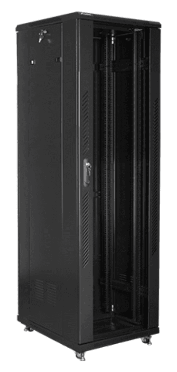 Lanberg FF01-6842-12B armario rack 42U Rack o bastidor independiente Negro