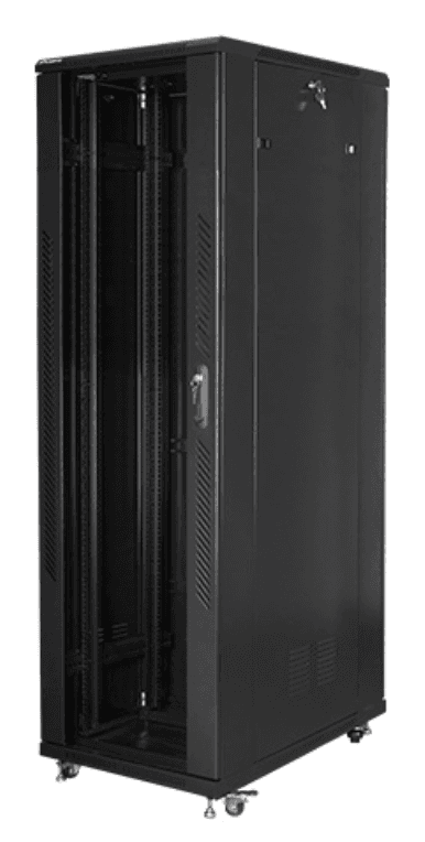 Lanberg FF01-8042-12B armario rack 42U Rack o bastidor independiente Negro