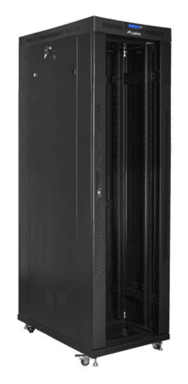 Lanberg FF01-6242-12BL armario rack 42U Rack o bastidor independiente Negro
