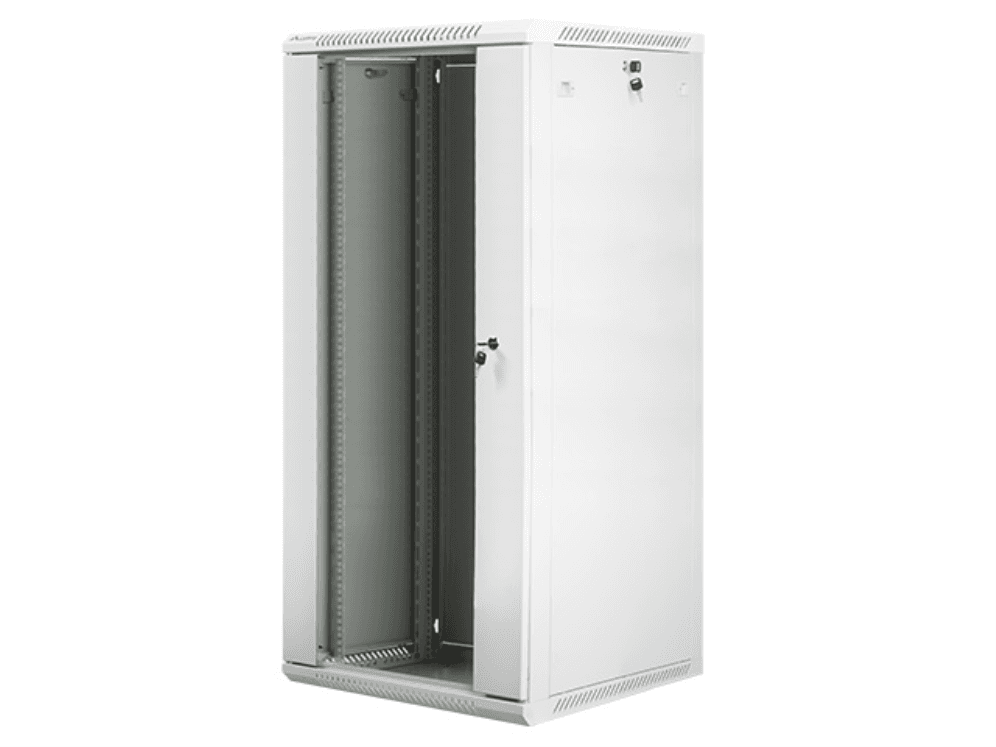 Lanberg WF01-6627-10S armario rack 27U Bastidor de pared Blanco