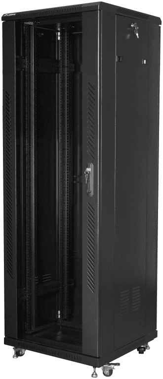 Lanberg FF01-6637-12B armario rack 37U Rack o bastidor independiente Negro