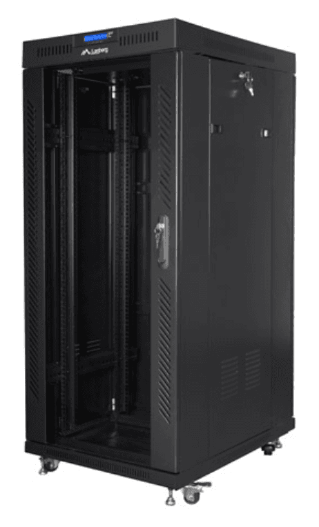 Lanberg FF01-8037-12BL armario rack 37U Rack o bastidor independiente Negro