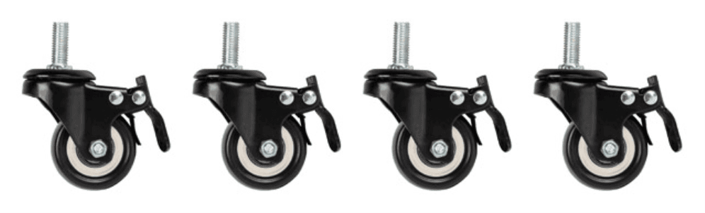 Lanberg AK-1601-B accesorio de bastidor Ruedas giratorias