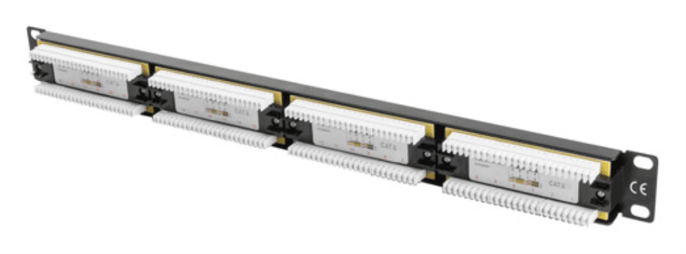 Lanberg PPU6-1024-B panel de parcheo 1U