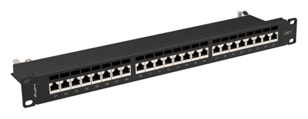 Lanberg PPS7-1024-B panel de parcheo 1U