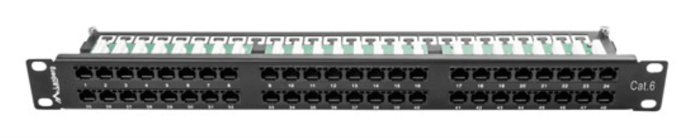 Lanberg PPU6-1048-B panel de parcheo 1U