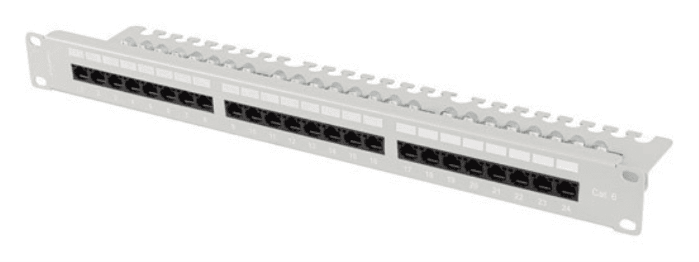 Lanberg PPU6-1124-S panel de parcheo 1U