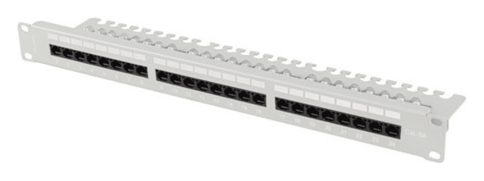 Lanberg PPUA-1124-S panel de parcheo 1U