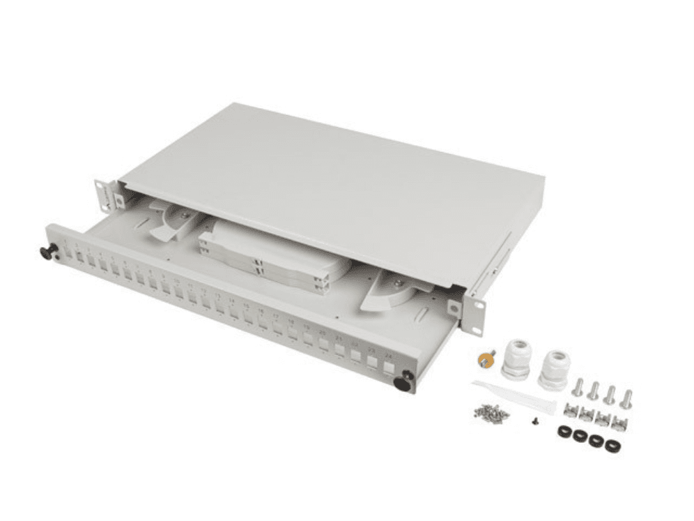 Lanberg FOP1-24SS-LDS panel de parcheo 1U