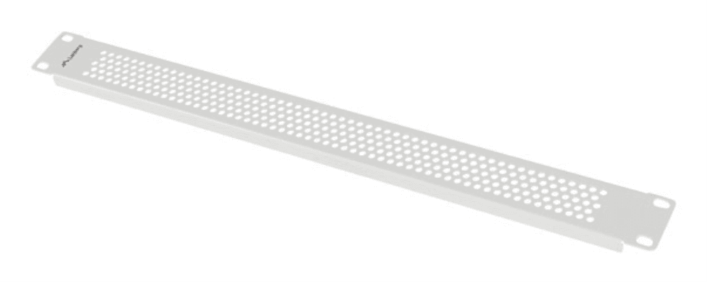 Lanberg Zaslepka do szaf 19 1U perforowana szara Panel ciego