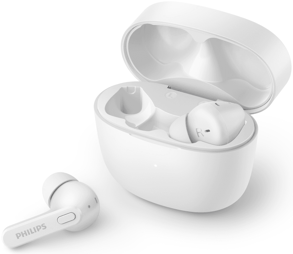 Philips 2000 series TAT2206WT/00 auricular y casco Auriculares True Wireless Stereo (TWS) Dentro de oído Llamadas/Música Bluetooth Blanco