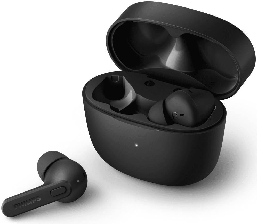Philips 2000 series TAT2206BK/00 auricular y casco Auriculares True Wireless Stereo (TWS) Dentro de oído Llamadas/Música Bluetooth Negro