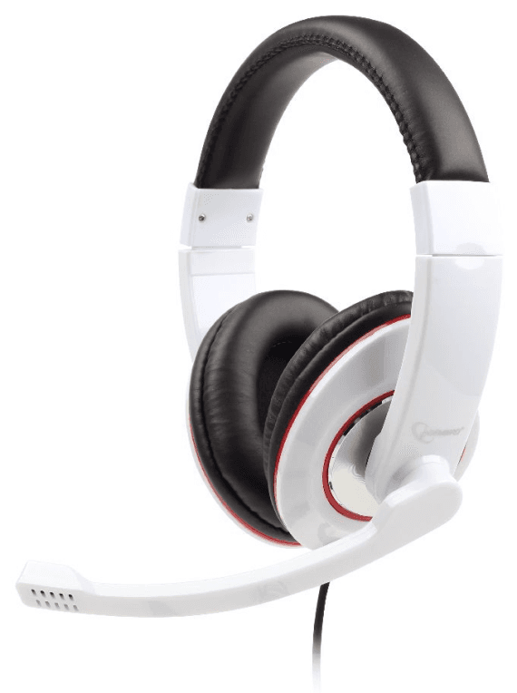 Gembird MHS-001-GW auricular y casco Auriculares Alámbrico Diadema Llamadas/Música Blanco