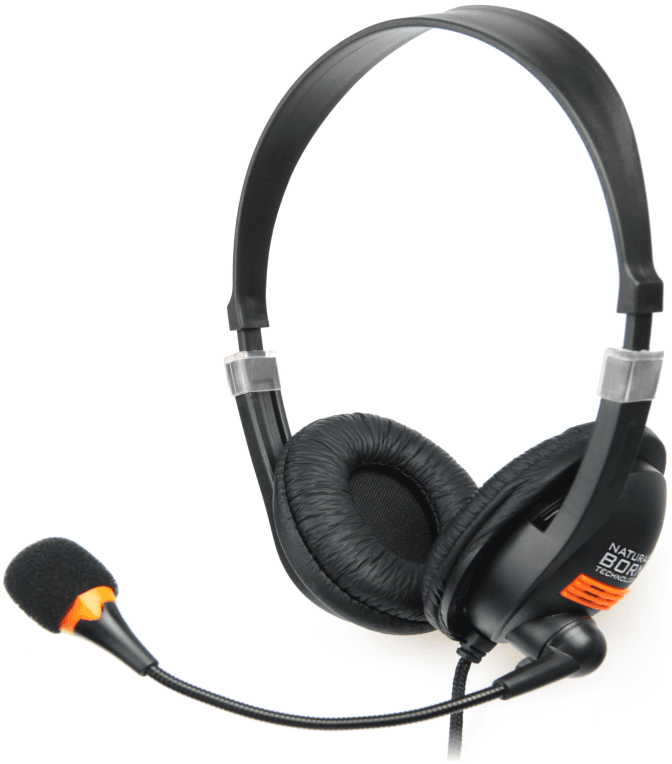 NATEC Drone Auriculares Alámbrico Diadema Llamadas/Música Negro, Naranja