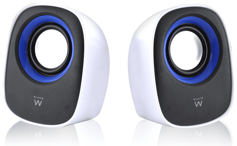 Ewent EW3513 altavoz De 1 vía Negro, Azul, Blanco Alámbrico 5 W