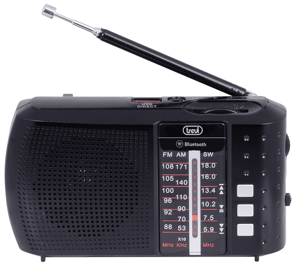 Trevi 0RA7F2000 radio Portátil Analógico y digital Negro