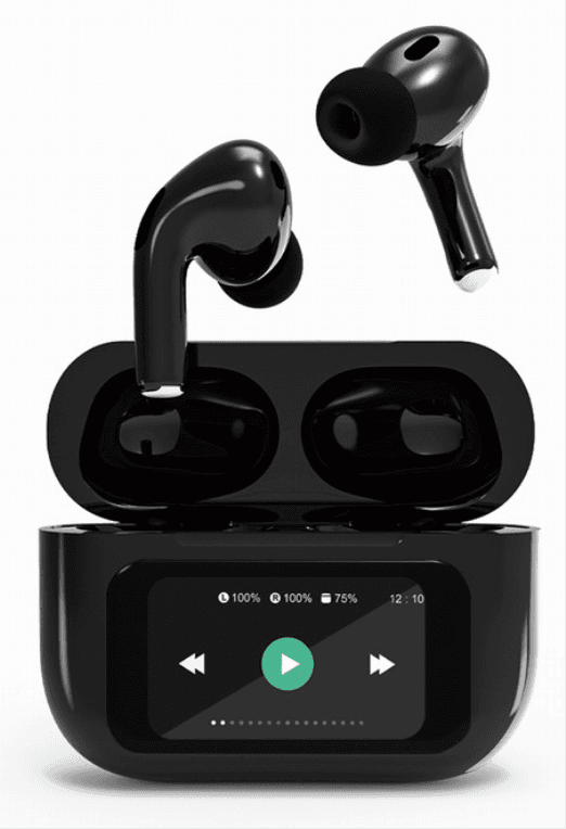 Gembird GMB Audio TWS-LCD-ANC-01-BK auricular y casco Auriculares Inalámbrico Dentro de oído Llamadas/Música USB Tipo C Bluetooth Negro