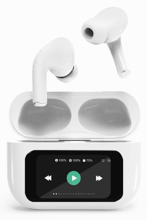 Gembird GMB Audio TWS-LCD-ANC-01-W auricular y casco Auriculares Inalámbrico Dentro de oído Llamadas/Música USB Tipo C Bluetooth Blanco