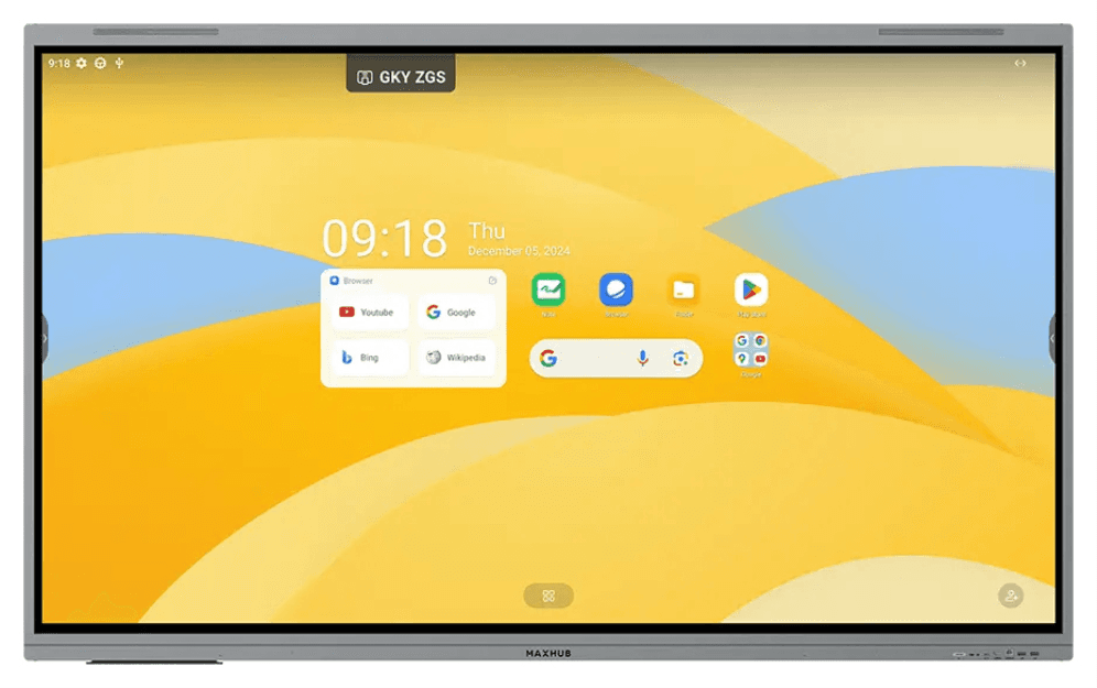 MAXHUB E7530 pizarra blanca interactiva 190,5 cm (75") 3840 x 2160 Pixeles Pantalla táctil Negro