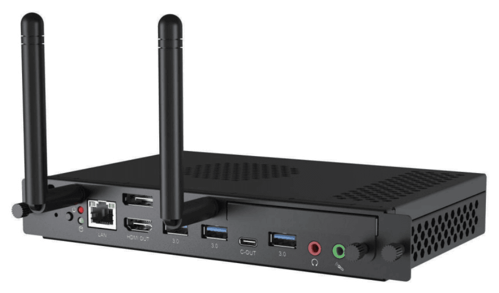 MAXHUB OPS72A-I5 PCs/estación de trabajo Intel® Core™ i5 16 GB DDR4-SDRAM 256 GB SSD Mini PC Negro