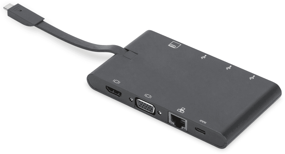 Digitus Estación de conexión universal de viaje, USB Type C™
