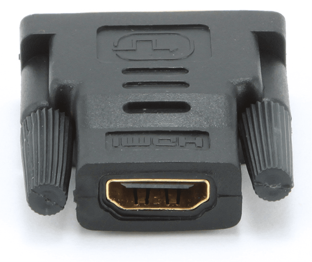 Gembird A-HDMI-DVI-2 cambiador de género para cable Negro