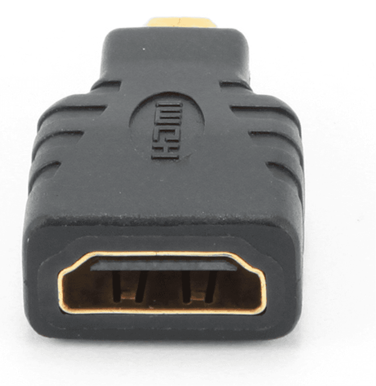Gembird HDMI(F)-microHDMI(M) Negro