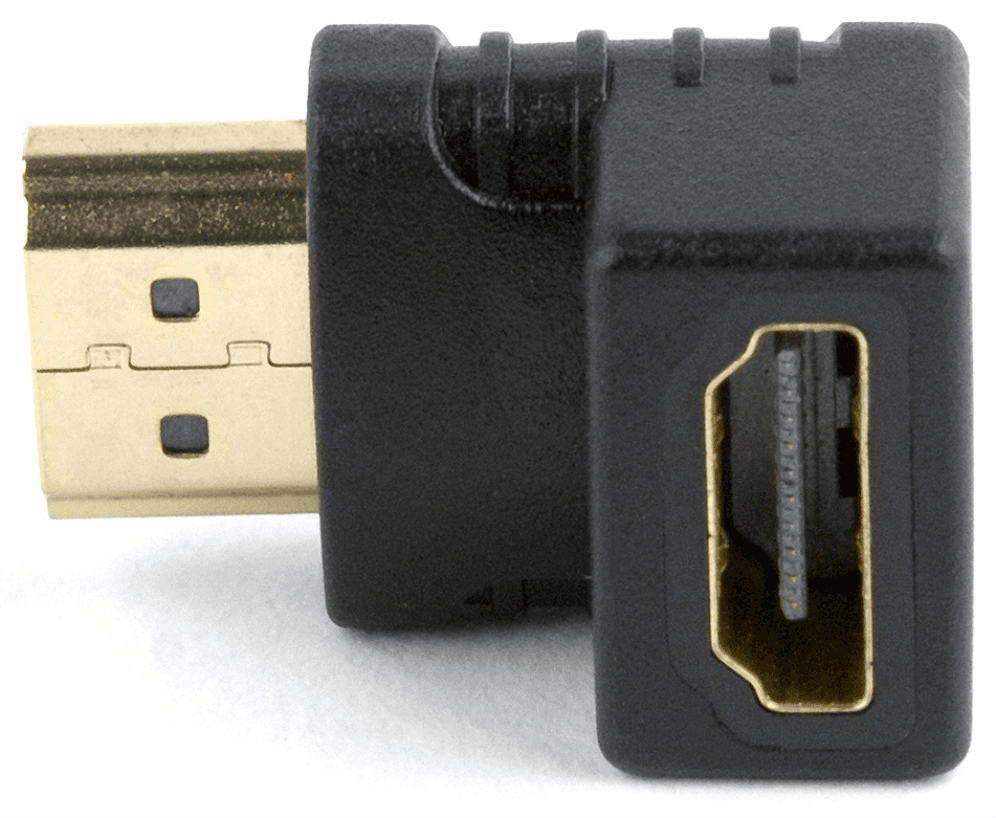 Gembird A-HDMI90-FML cambiador de género para cable HDMI Negro