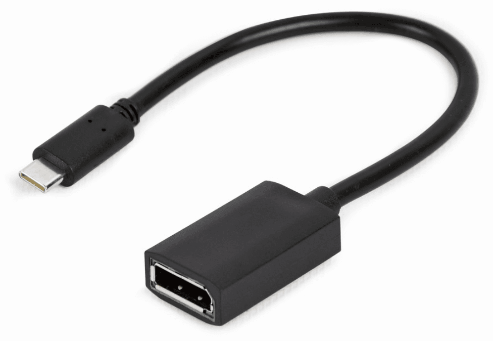 Gembird A-CM-DPF-02 adaptador de cable de vídeo 0,15 m USB Tipo C DisplayPort Negro