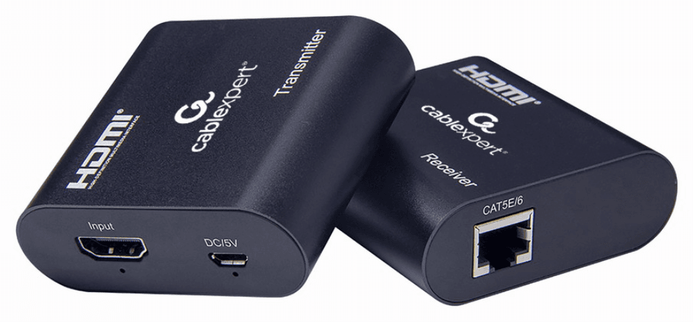 Gembird DEX-HDMI-03 extensor audio/video Negro