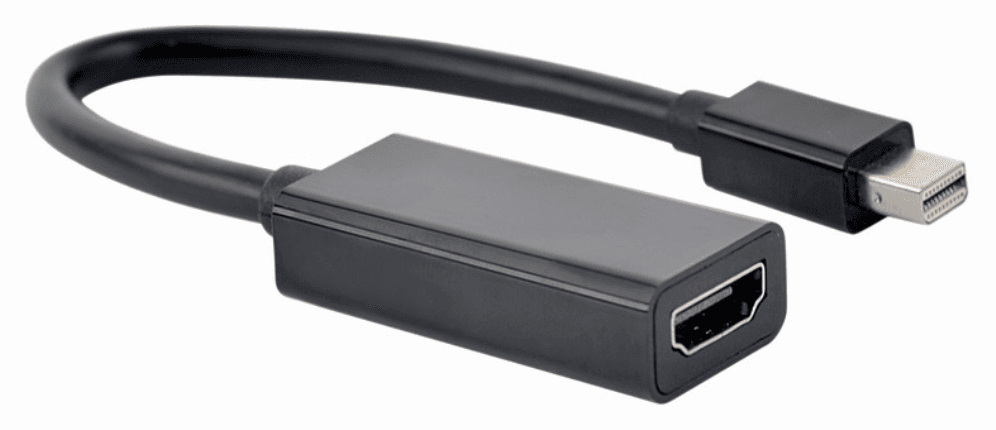 Gembird A-mDPM-HDMIF4K-01 0,15 m Mini DisplayPort HDMI Negro