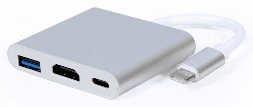 Gembird A-CM-HDMIF-02-SV Adaptador gráfico USB Plata