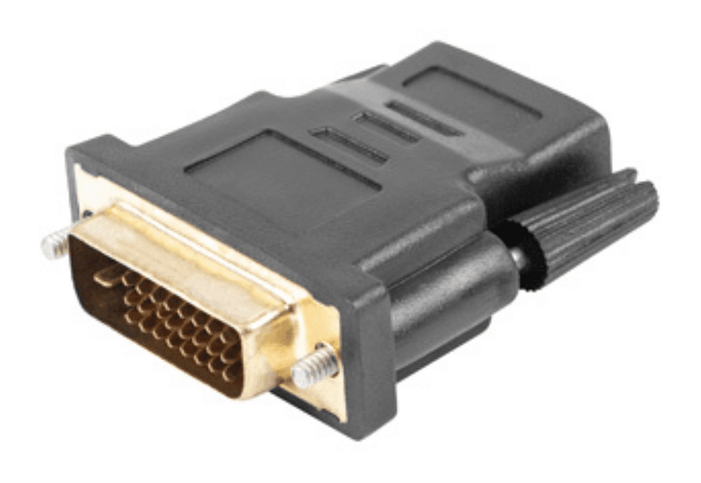 Lanberg AD-0010-BK cambiador de género para cable HDMI DVI-D Negro