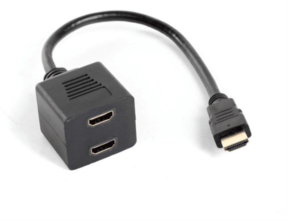 Lanberg AD-0019-BK divisor de video HDMI 2x HDMI