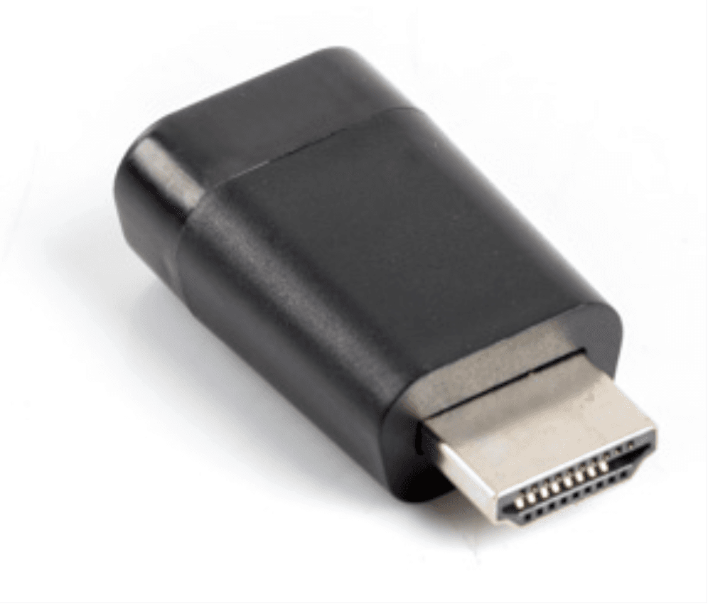 Lanberg AD-0016-BK cambiador de género para cable VGA HDMI Negro