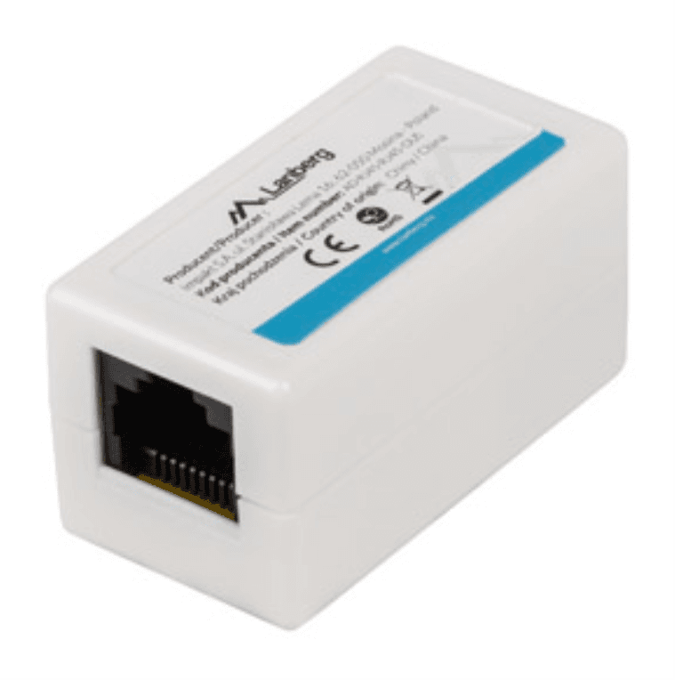 Lanberg AD-RJ45-RJ45-OU5 cambiador de género para cable RJ-45 Blanco