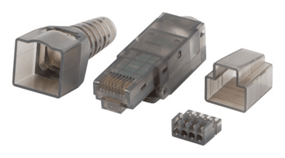 Lanberg PLUA-6000TL conector RJ-45 Transparente