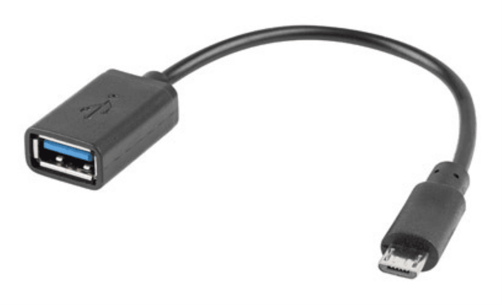 Lanberg AD-OTG-UM-01 cable USB USB 2.0 0,15 m Micro-USB A USB A Negro