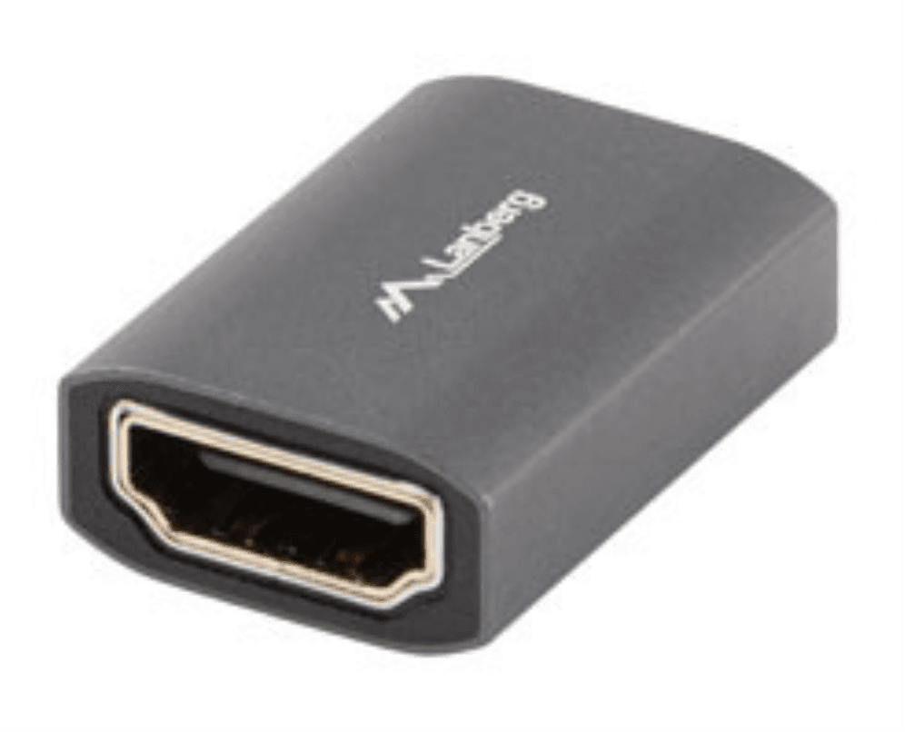 Lanberg AD-HDMI-02 cambiador de género para cable HDMI-A female 2.1 Plata
