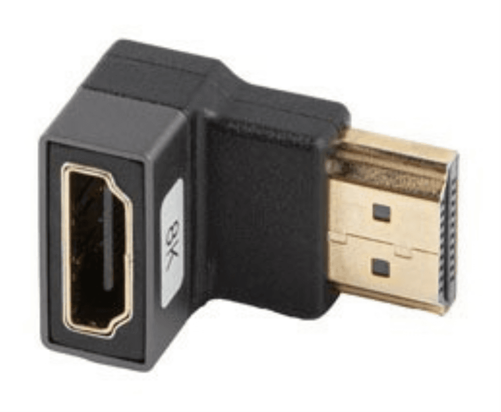 Lanberg AD-HDMI-07 adaptador de cable de vídeo HDMI tipo A (Estándar) Negro, Plata