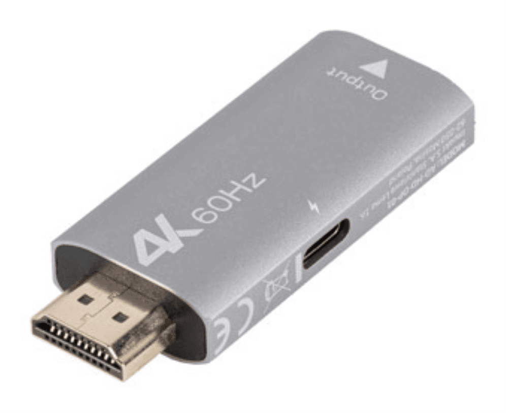 Lanberg AD-HD-DP-01 adaptador de cable de vídeo 0 m HDMI tipo A (Estándar) DisplayPort Plata