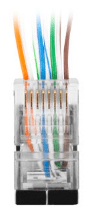 Lanberg PLS-6020EZ conector RJ45 Transparente